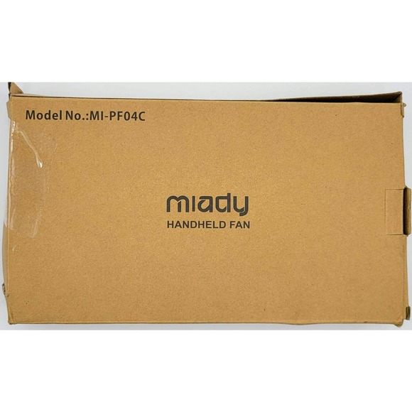 Portable Handheld Fan 3 Speed Mini USB - 7-20 Hours Runtime - Cream Blue + Pink - Picture 11 of 12